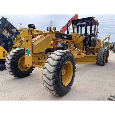 Çin Güçlü Motoru ile CAT 140H Motor Grader İkinci El Yol Ekipmanı