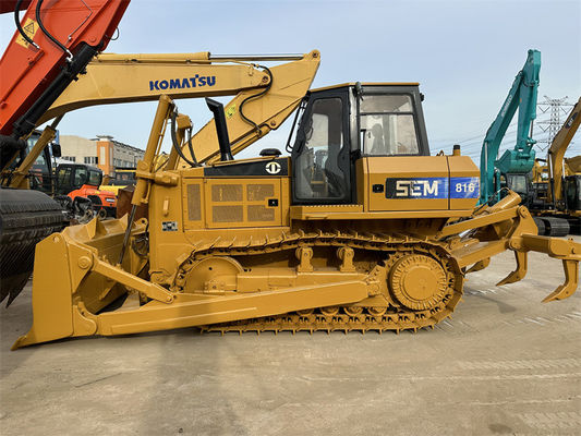 Çin Marka Kullanılmış SEM 816 Bulldozer İkinci El SEM Dozer Traktör