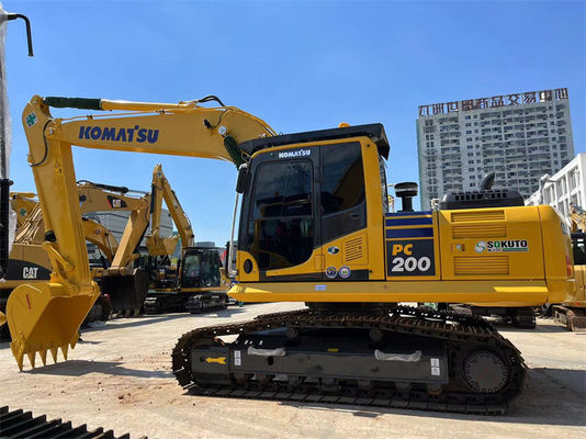 Ucuz 20 ton kullanılmış Japonya kazıcı Komatsu PC200-8 Crawler kazıcı PC200 PC220