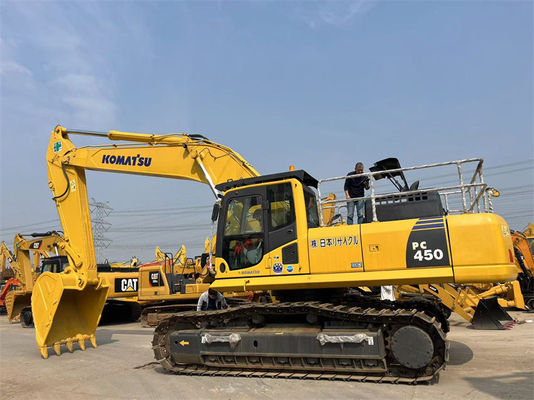 Orijinal Kullanılmış Ekskavatör 45 ton Komatsu PC450-8 Büyük Excavator