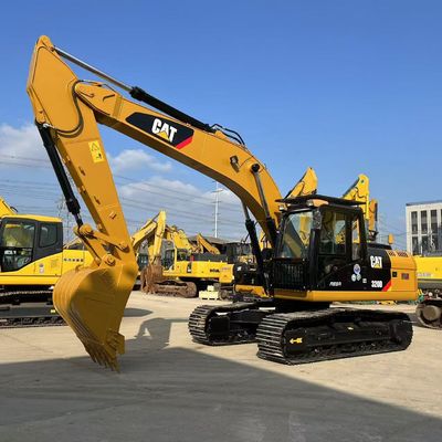 20 tonluk CAT 320D ekskavatör mükemmel durum madencilik inşaatı için orta boyutlu