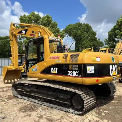 110 KW Yeniden Yapılmış CAT 320CL 600 mm Çizgili Hidrolik Kazıcı