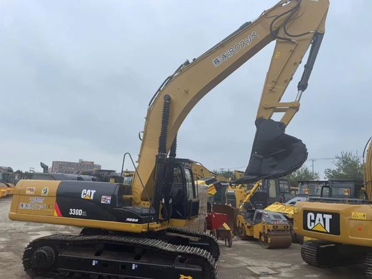 30 Ton Kullanılmış CAT 330D Sürünen Kazı Makinesi Kullanılmış Tüpürge Kazıcı