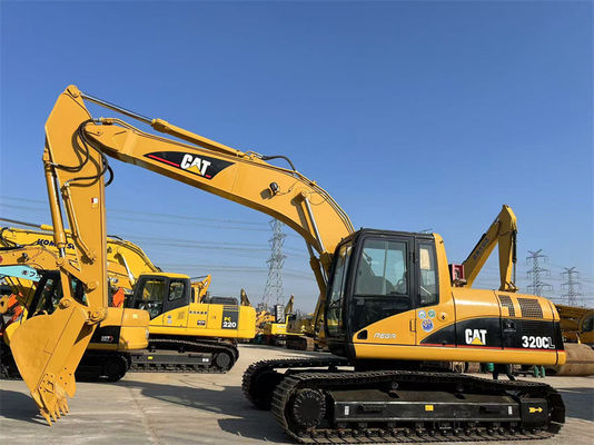 Kullanılmış CAT 320CL kazık makinesi 20 ton Kullanılmış Caterpillar sürünen kazık makinesi