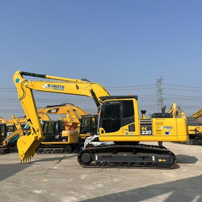 2022 Yıl Japonya Yapımı Komatsu PC220 Sürünen Kazıcı Orta Boylu İnşaat Makinesi