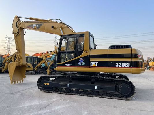 İyi kalite kullanılmış Caterpillar 320BL kazık makinesi 20 tonluk kazık makineleri kedi