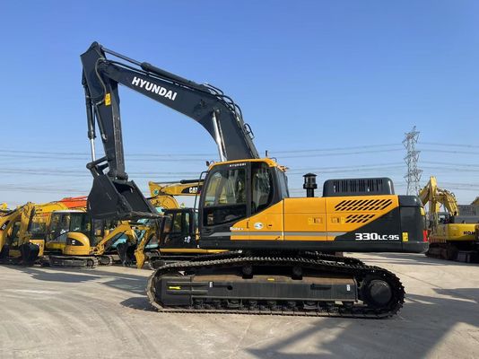Yüksek Performanslı Kullanılmış Hyundai 330LC-9S Ekskavatörü 33 Tonnage