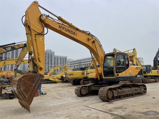 Yüksek Performanslı Kullanılmış Orijinal Hyundai 220LC-9S Excavator 112 KW Motor Gücü ile
