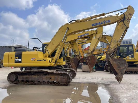 Kullanılmış Komatsu PC220-7 kazıcı orijinal Komatsu kazıcı
