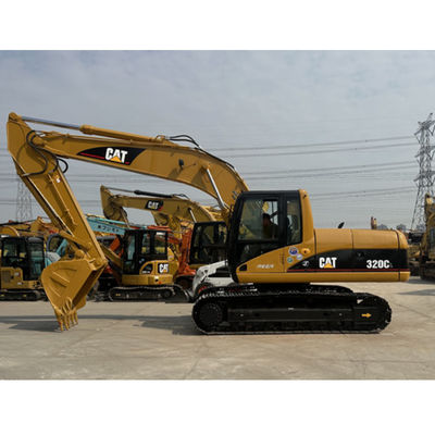 20 ton Kullanılmış CAT 320C kazık makinesi Caterpillar 320D 320C 320DL kazık makineleri