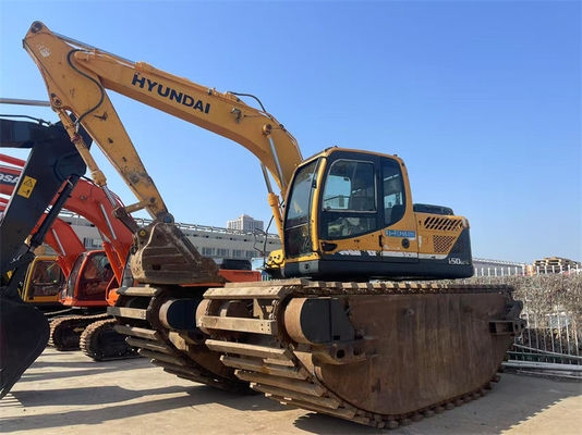 Kullanılmış ekskavatör Hyundai R150LC-9 amfibi ekskavatörü