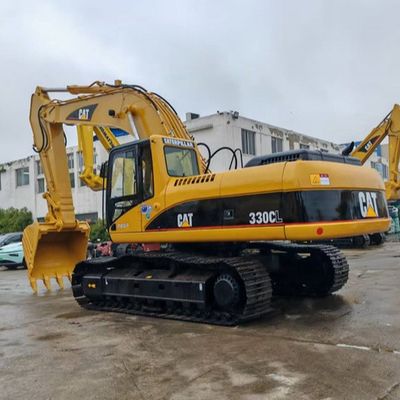 Kullanılmış Caterpillar 330CL Crawler Excavator İkinci katlı CAT 330 orta kaliteli Excavators