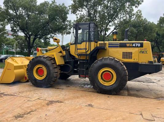 Satılık kullanılan inşaat ekipmanları tekerlekli yükleyici komatsu WA470-3